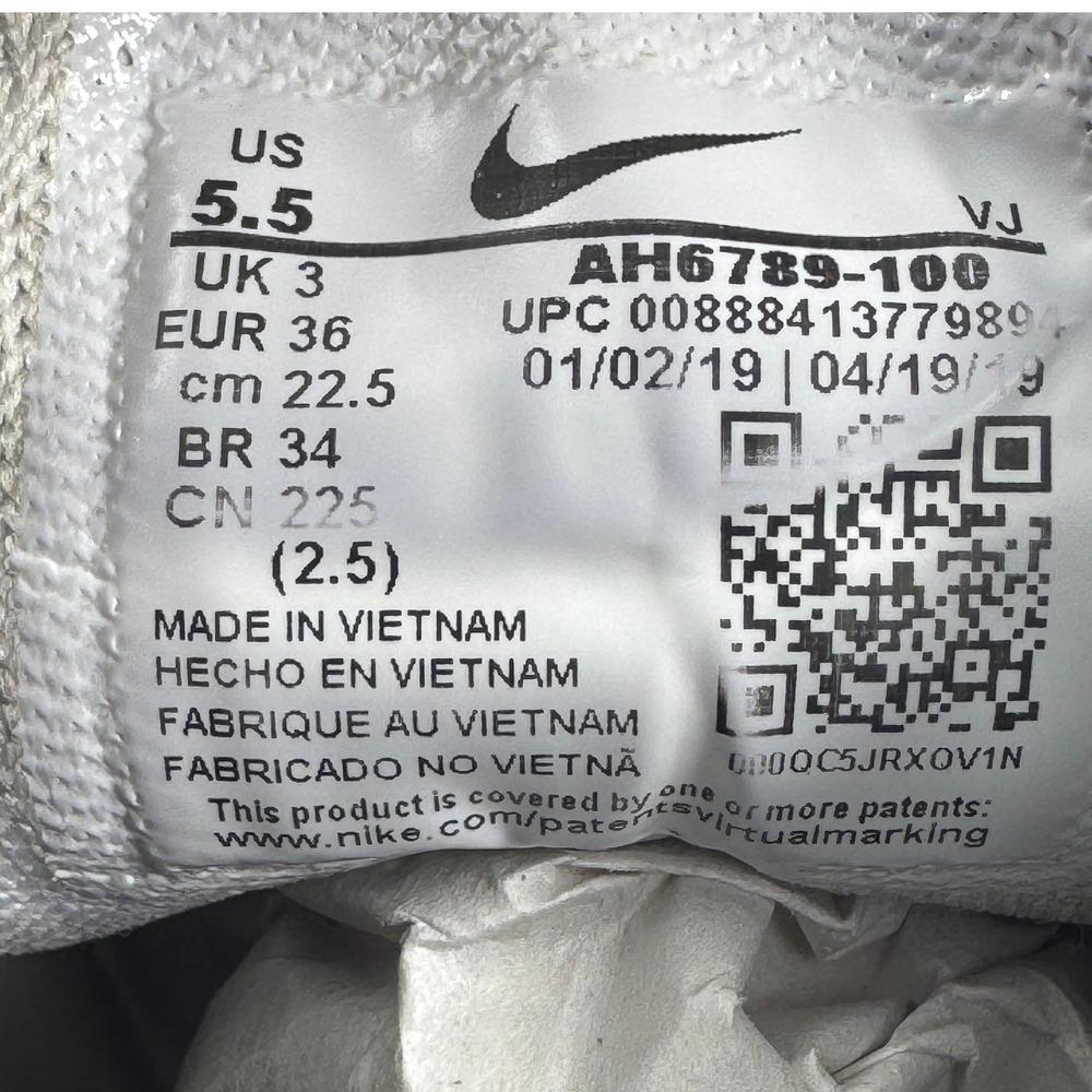 Nike Women Sneakers Air Max 270 Mesh Running Casual White Black US 5.5 - Picture 13 of 14